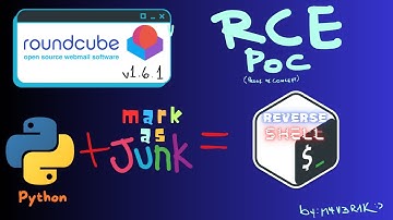 [VulnLab] RCE on RoundCube Webmail v1.6.1 | MarkasJunk Pluggin Commnad Injection - PoC