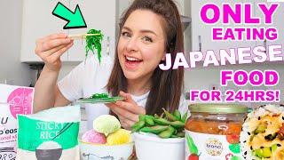 Only Eating Japaneses Food For 24 Hours !!