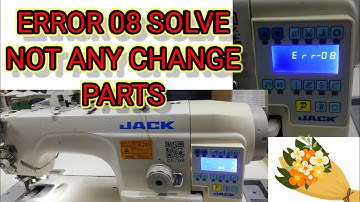 Jack jk-5559we ERROR 08 remove