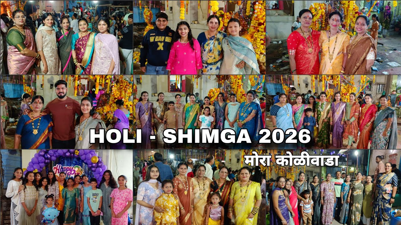Holi Shimga 2026 Mora Koliwada #Holi #shimga #festival #colors #fashion #sarees #style #love 