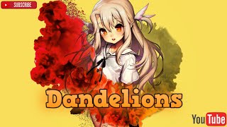 『NIGHTCORE』DANDELIONS || RUTH B. || LYRICS ✓