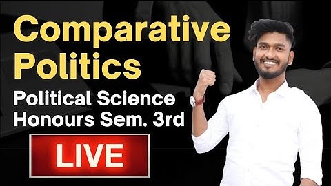 Introduction to comparative politics | B.A Political Science Semester 3rd | Important Questions.