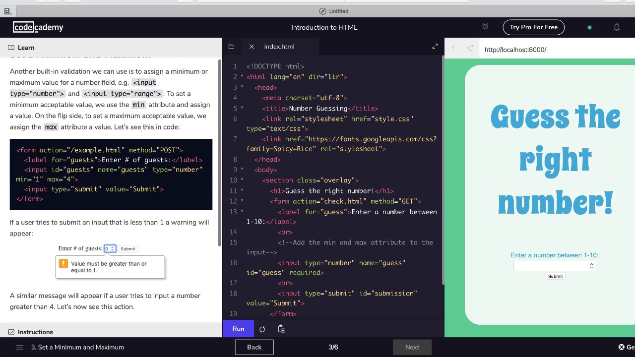 Прохождение Codecademy HTML курс: часть 6 - YouTube