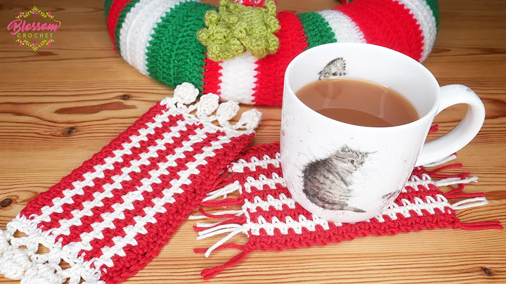 Quick and Easy Crochet Festive Mug Rugs!