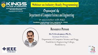 Webinar on Industry Ready Programming screenshot 2