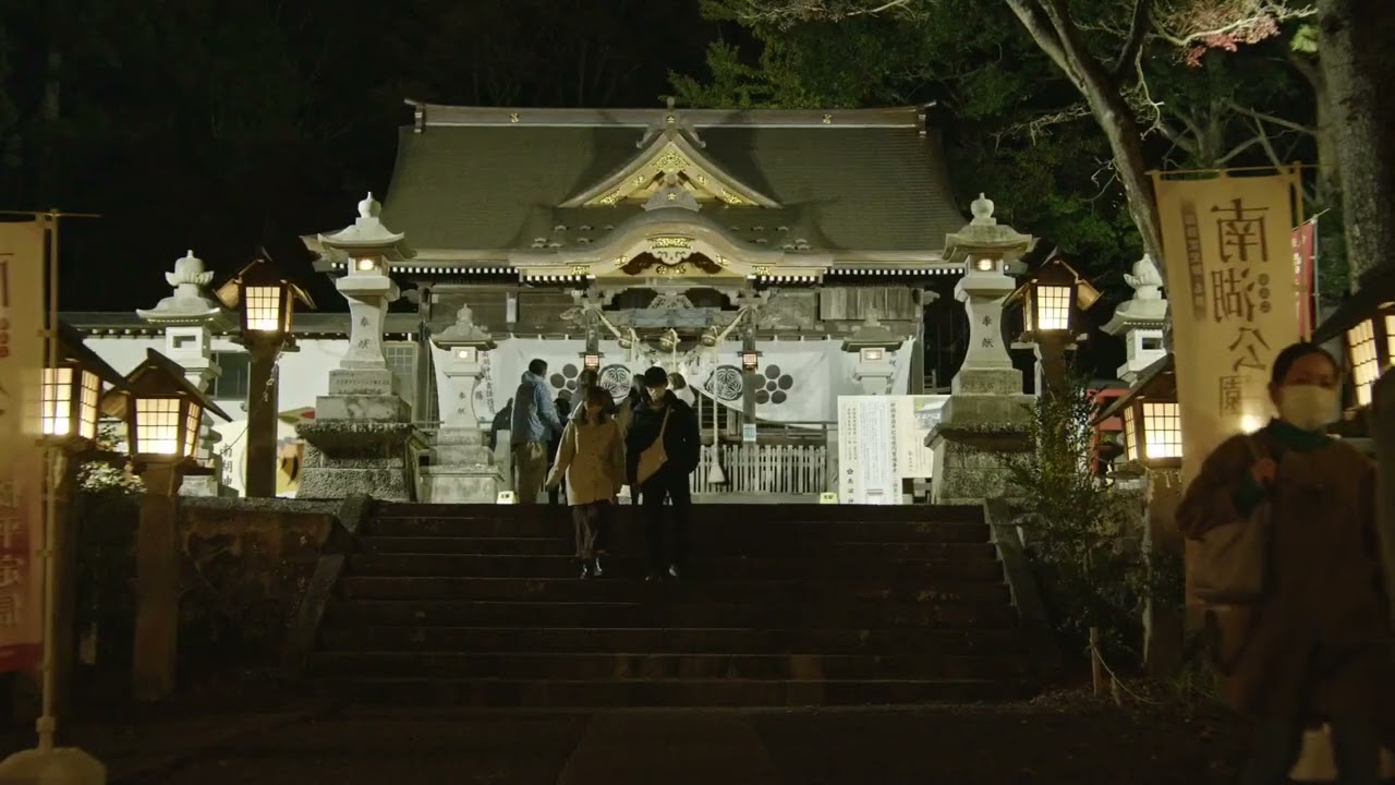 南湖竹灯篭(2021年撮影)