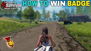HOW TO WIN EASY BADGE | LAST DAY RULES SURVIVAL GAMEPLAY #lios