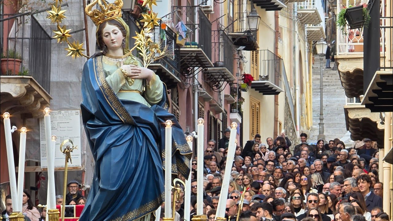 TERMINI IMERESE (PA) PROCESSIONE DELL'IMMACOLATA CONCEZIONE DELLA CHIESA MADRE (4K) 08/12/2025