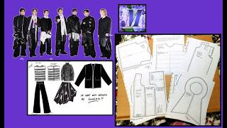 Drafting BTS Performance Outfit for Third Scale BJD - 1