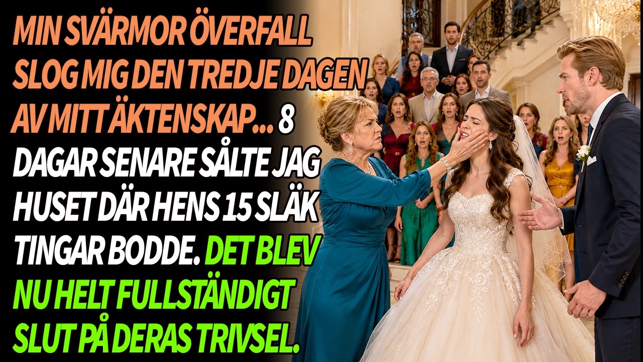 Tre dagar efter mitt bröllop gav min svärmor mig en örfil inför femton personer. Det värsta var inte slaget. Det var att min man såg mig rakt i ögonen och sa: ”Håll ut, Vera. Det är min mamma.”...