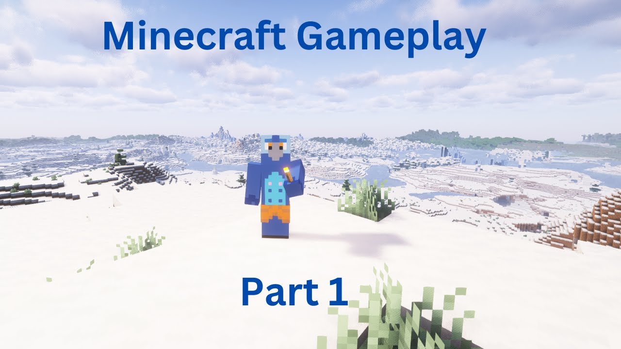 Minecraft Gameplay Part 1 No Commentary - YouTube