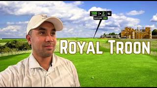 Dodging Pot Bunkers at Royal Troon | SkyTrak Simulator Round – Roger Golf Lab