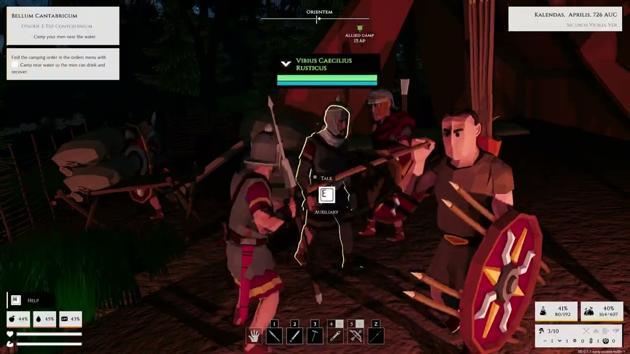 First Look!/Let's Try Summa Expeditionis (Roman Mount & Blade!) - 2 - Putting Together Our CAMP! ^_^