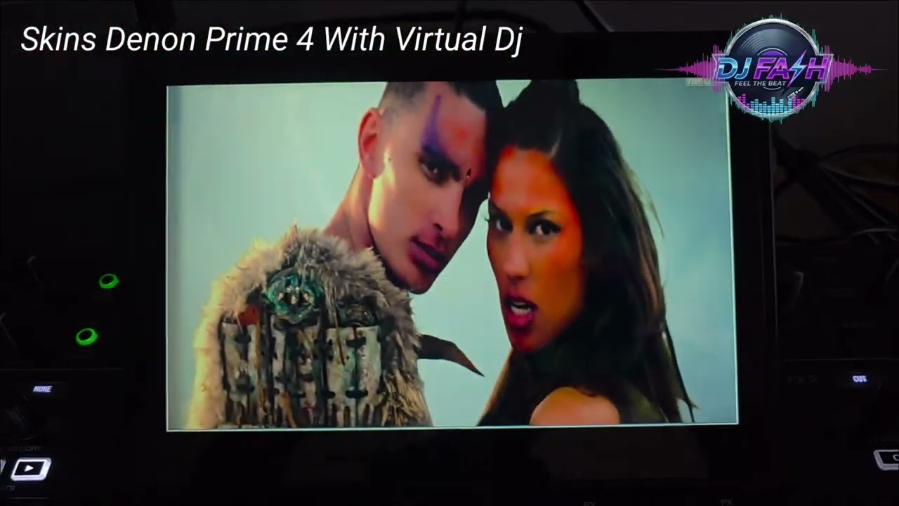Skins Denon Prime 4 With Virtual Dj