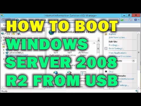 HOW TO BOOT WINDOWS SERVER 2008 R2 FROM USB
