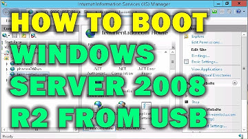 HOW TO BOOT WINDOWS SERVER 2008 R2 FROM USB