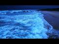 THE SOUND OF THE WAVES IN THE SILENCE OF THE NIGHT | Pure Ocean Sound