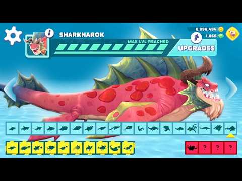 Hungry Shark Evolution - Sharknarok Max Level