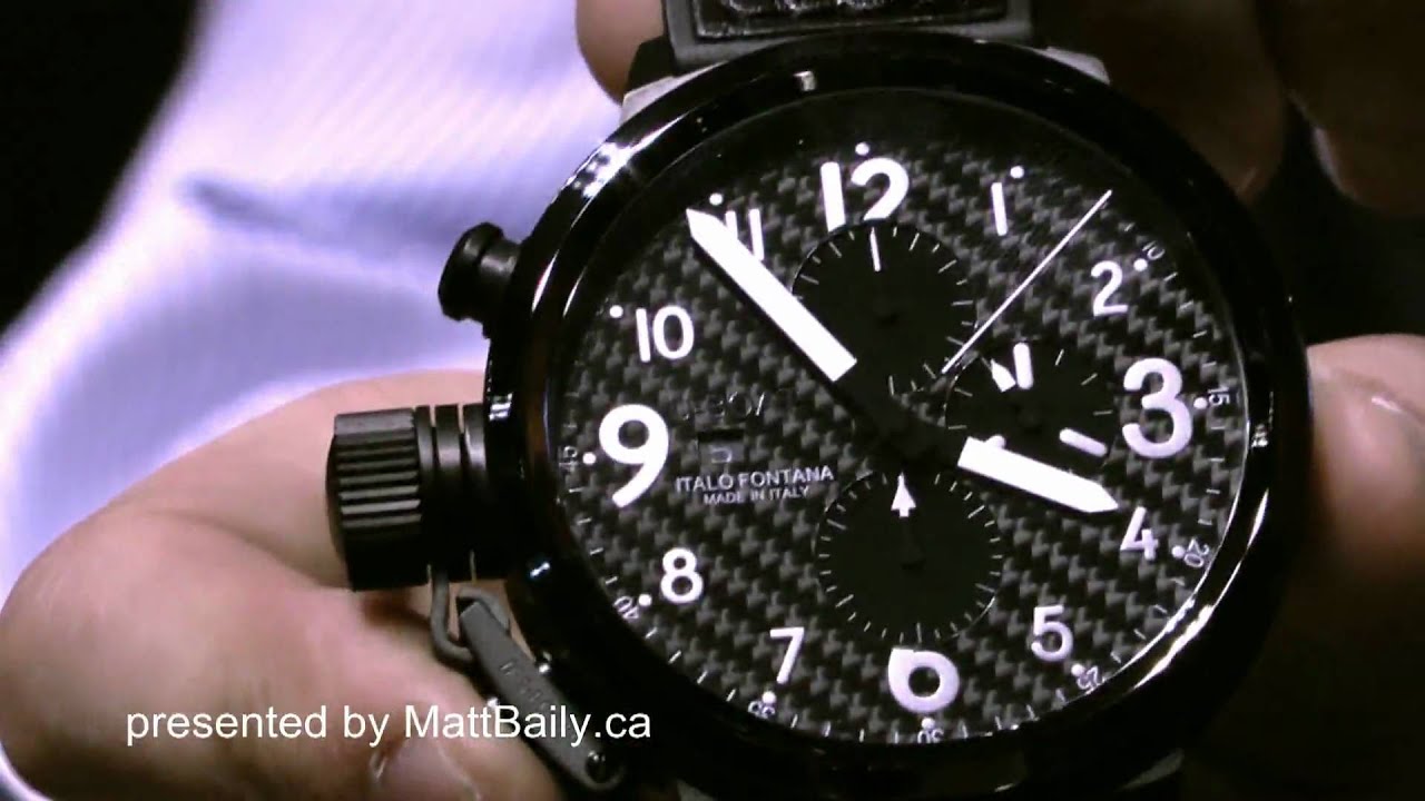 U-Boat Flightdeck Ceramic Bezel - YouTube 