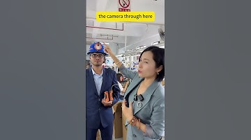 Mining smart helmet using for mining industry #equiinet #smarthelmet