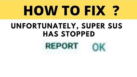 How To Fix Unfortunately Super Sus App Has Stopped Error Problem in Android & Ios || FING 24