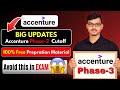 Accenture phase 3  | Accenture update | Accenture off campus hiring 2025 batch | accenture exam