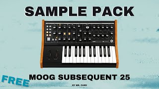 Moog Subsequent 25 – Free Sample Pack | Analog Synth Sounds