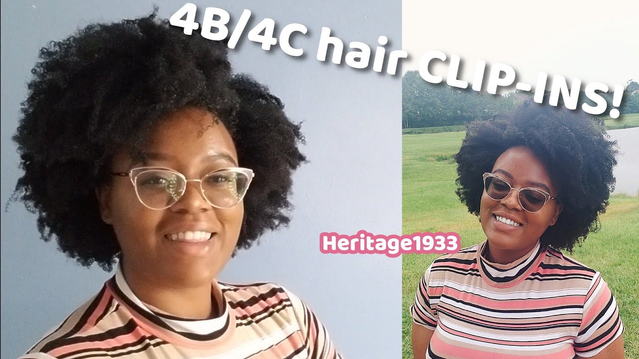 Want a fuller 'fro?! | Review of Heritage1933 Fro kink clip-ins for 4B/4C hair