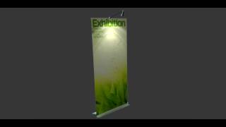 Silverstep Retractable Banner Stand Set Up