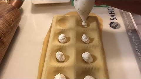 Homemade Ravioli with Ricotta, Parmesan, Lemon Zest, Basil 🌿 and Oregano