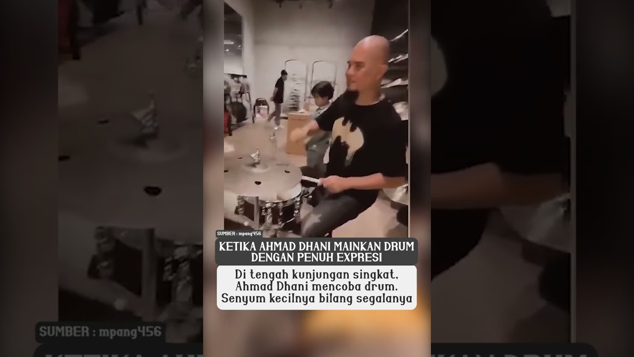 Ahmad Dhani Enjoying a Drum Moment  #ahmaddhani  #fyp