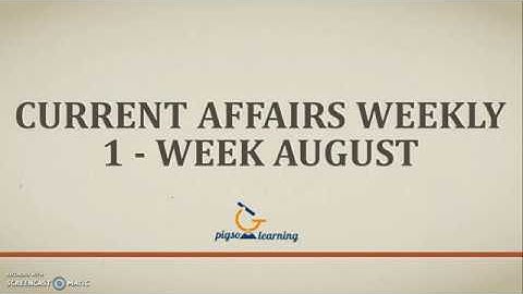 Exam preparation App with Current Affairs 1 - Week Aug - 2018 II | IBPS/GPSC Exams Applications