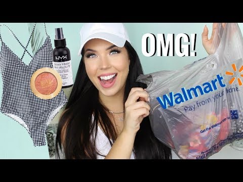 OMG WALMART HAUL!!! CLOTHING, MAKEUP, SWIM WEAR & MORE! Amazing Walmart Finds | Faith Drew