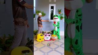 BADUT KODOK MEMBELI TOPENG KEPALA #shorts #ondelondel #worldcup #america