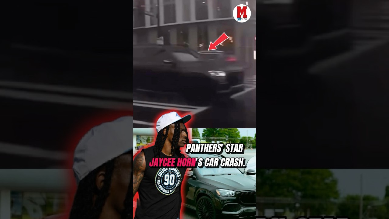 💥 Carolina Panthers’ Jaycee Horn involved in a car crash — the incident was caught on video 