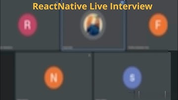ReactNative Live Interview No 1