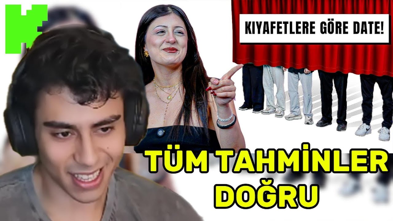 emirVici, ''2 KADIN vs 6 ERKEK | KIYAFETLERE GÖRE KÖR BULUŞMA!'' İZLİYOR!! @akturkkburak