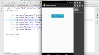 The Android Search Framework