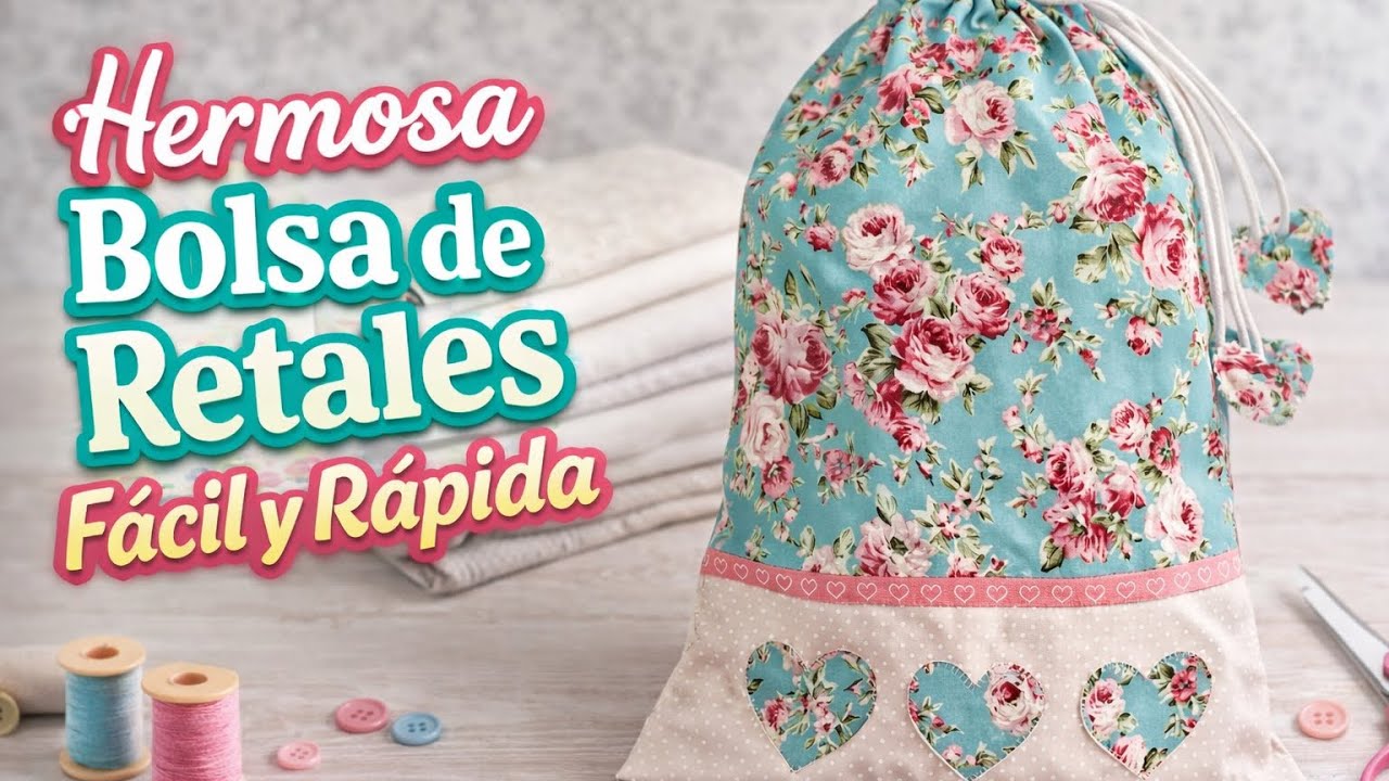 Bolsa de Retales: Fácil y rápida