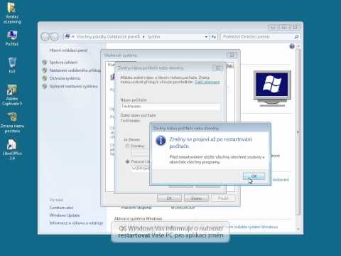 Video: Jak Změnit Název Počítače V Systému Windows 7