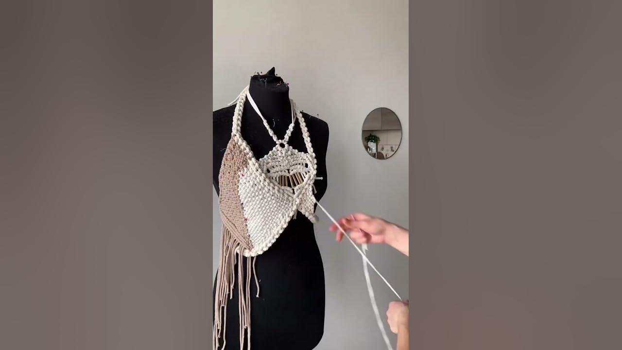 Макраме топ лучше чем из Pinterest! Топ ручной работы! Повтора не будет ...