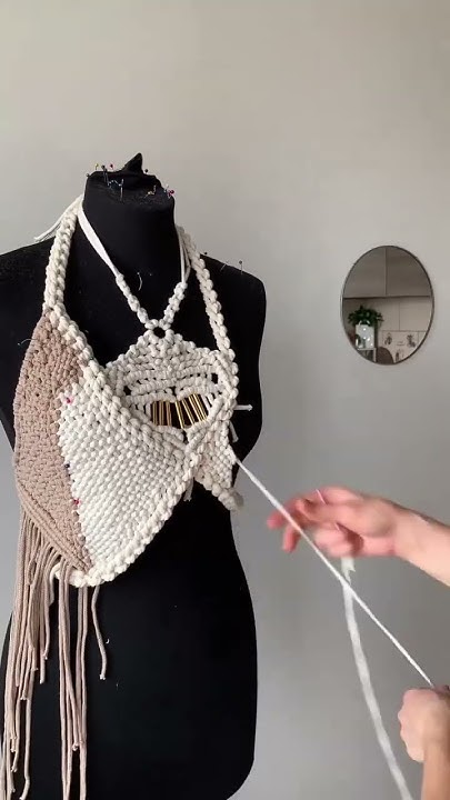 Макраме топ лучше чем из Pinterest! Топ ручной работы! Повтора не будет ...