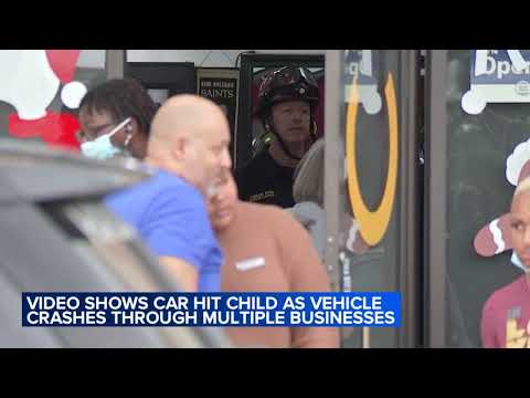 Video shows car crash into Westheimer barbershop and next-door businesses, injuring child and others