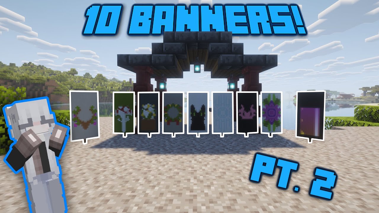 10 Banner Patterns | Minecraft | - YouTube