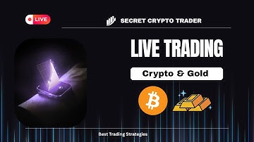 LIVE Crypto & Gold Trading | Chart Analysis & Scalping | 18 Oct | Secret Crypto Trader #live #btc