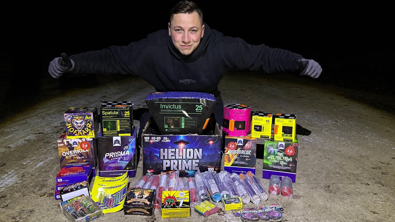 XXL FEUERWERK MYSTERY BOX ANZÜNDEN + GEWINNSPIEL! 🎁 PYROWEB 😍