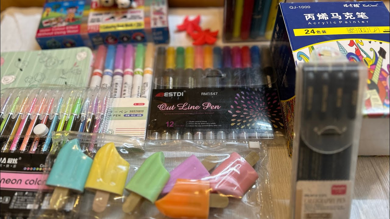 Crawford Market Stationary Haul 😍 POSCA Dupes, Fine liners, best