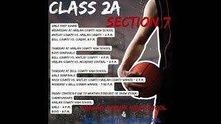 Class 2A Section 7 Tournament - First round - Boys
