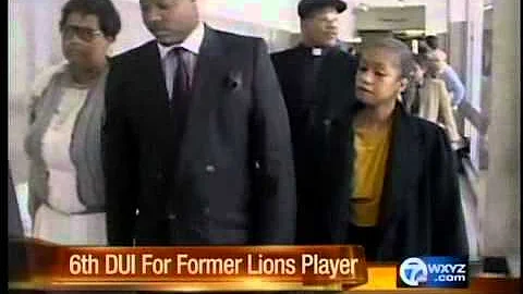 Former Lions Player 6th DUI