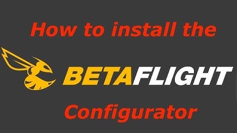 How to install the Betaflight configurator